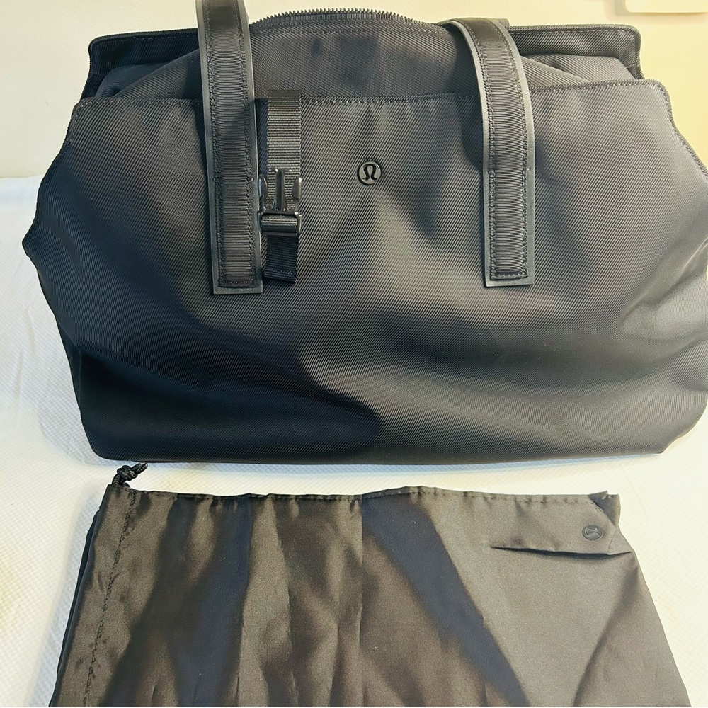 lululemon athletica Black Duffel Bag